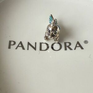 Pandora Silver Disneys Flounder Charm with Blue Accents